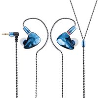 in-ear monitor earphones, ikko oh1 crystal sound quality singer earbuds rich bass IEMs With 2 -pin interchangeable wired lightweight instrument separation fidelity headphones