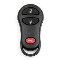 uxcell New 3 Buttons Key Fob Remote Control Case Shell Replacement 04686481 for 2001-2005 Dodge