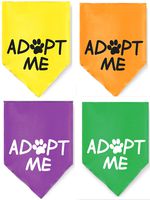 JPB 4 Pack Adopt Me Dog Bandana