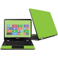 MightySkins Skin Compatible with Samsung Chromebook Pro 12.3" - Solid Lime Green | Protective, Durable, and Unique Vinyl Decal wrap Cover | Easy to Apply, Remove, and Change Styles | Made in The USA