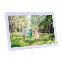 Andoer 18.5 Inch Digital Picture Frame 1366x768 High Resolution Digital Photo Frame with Remote Control and Motion Detection Sensor Support Audio Video Playing Clock Alarm Calendar Functions