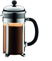 Bodum Chambord French Press Coffee Maker, 1 Liter, 34 Ounce, Chrome