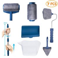 Multifunctional Paint Roller Brush Kit, Blizzow House Paint Roller Brush Kit for House,Office & Ceiling Painting(Wear Resistant)