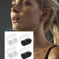 Idomeo Wireless Earbuds Bluetooth Passive Noise Reduction Dual Bluetooth Earphone Earbud Headphones