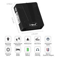 SinoTrack GPS Tracker for Vehicles,Tracking Car Waterproof Anti Lost Alarm Locator Strong Mangnet Real-time GPS Location Tracking Device for Cars Motorcycle Trucks Taxi,Support Free Platform Lifetime