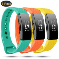 findway Compatible with Fitbit Inspire HR Bands/Fitbit Inspire Band, Adjustable Soft Silicone Inspire Straps for Women Men Sports Replacement Accessories Bands for Inspire/Inspire HR Fitness Tracker