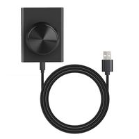 Depusheng USB Volume Control Computer Speaker Audio Volume Controller Adjuster with One Key Mute Function