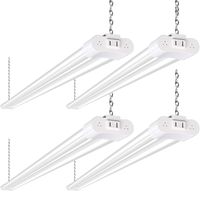 Hykolity 4FT 36W Linkable LED Shop Light with Cord, 4000lm Hanging or FlushMount Garage Utility Light, 5000K Overhead Workbench Light, Light Weight, Shatter Proof 64w Fluorescent Fixture Replacement-4