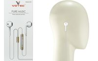 3.5mm Stereo Hands-Free Earbuds Headset w/Mic Control for Most Devices (iPhone 4/5/6, Moto Z, Z Force, Google Nexus 5X, 6P, LG G5, ZTE Grand X Max 2, HTC 10, Plus More!) (White)