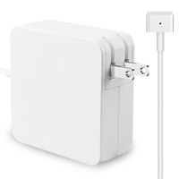 Compatible with MacBook Air Charger,45W Magsafe 2 T-Tip Adapter Charger for MacBook Air 11 inch and 13 inch,After Mid 2012 (Color 1) (White)
