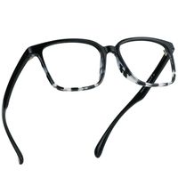 LifeArt Blue Light Blocking Glasses, Anti Eyestrain, Computer Reading Glasses, Gaming Glasses, TV Glasses for Women Men, Anti UV, Anti Glare (Black, 0.50 Magnification)