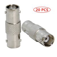 BNC Coupler, 20-Pack BNC Female to Female Barrel Connector Adapter, RFAdapter Extend Cable on CCTV Security Cameras