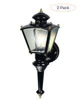 Heath HZ-4150-BK Zenith Motion-Activated Four-Sided Coach Light, Black Brass (Twо Расk)