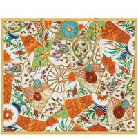 Caspari 29.85 x 12.01 x 25.4cm Imari Gift Bag, 1-Count