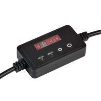 NICREW Single Channel LED Light Timer for Aquarium, LED Digital Dimmer ClassicLED, ClassicLED Plus, BrightLED and Other Lights with Standard 2.5mm/2.1mm Power Connectors