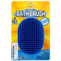 Bodhi Dog New Grooming Pet Shampoo Brush | Soothing Massage Rubber Bristles Curry Comb for Dogs & Cats Washing | Professional Quality