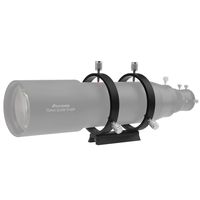 Astromania Adjustable Guiding Scope Ring Set with Plate - 90 mm Inside Diameter (Pair) - for Telescope Tube Diameter or Finders 63 to 89mm