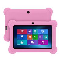 Case for 7 Inch Android Tablet Q88 - Silicone Gel Protective Back Case Cover [On Sale ] (Pink)