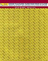 Magnetic Locker Wallpaper - Dry Erasable Holographic Designs - Full Sheet Magnetic - Pack of 4 Sheets - Gold Color