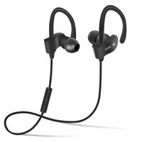 Bluetooth Headphones,XPLUS Bluetooth Earphones with Mic Bass Noise Cancelling, New Trent Bluetooth Sport HD Stereo Headset In-ear Earbuds Earphones with Flexible Ear Hooks (M5B)