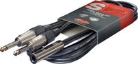 Stagg 10ft. Y Cable - Phone Jack / 2 x Phone Plug