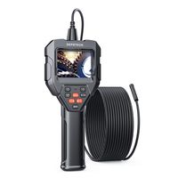 Digital Hand-held HD Endoscope, DEPSTECH Borescope 2.8in LCD, Inspection Camera Waterproof Probe with Snake Cable, Zoom Function, 2600mAh Battery, 2.76-15.7in Focal Range