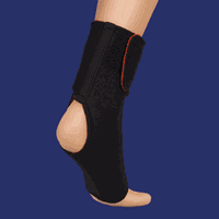 Thermoskin Ankle Wrap, Black, Small