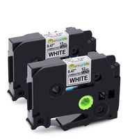 Markurlife Replace Brother P-touch TZ Tape 12mm TZe231 TZ-231 Laminated Label Tape, 0.47" x 26.2ft, Black on White, for Brother ptouch PT-D200 PT-D210 PT-P400 PT-D600 PT-1750 PT-1880, 2-Pack