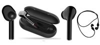 Australis Tech - Oyster TWS Wireless Earbuds - with Charging case - Long Battery Life - auto Pairing - Phone Hands Free - Listen to Music, podcasts, audiobooks - Comes with Anti-Loss Rope Attachment