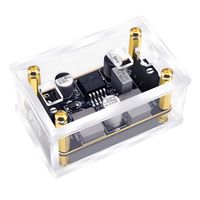 Buck Converter Board, DROK DC-DC Voltage Regulator 4-40V to 1.23-35V 3A Step Down Power Supply Module LM2596 Adjustable 24V 12V to 5V Volt Transformer Reducer with Case