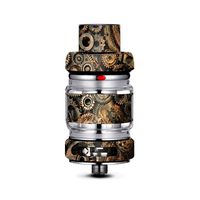 IT'S A SKIN Decal Vinyl Wrap Compatible with FreeMax Mesh Pro Tank/Old Gears Steampunk Patina