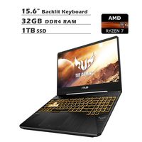 2020 NexiGo Upgrade TUF FX505DT 15.6 Inch FHD 1080P Gaming Laptop| AMD Ryzen 7 R7-3750H up to 4.0 GHz| NVIDIA GTX 1650 4GB| 32GB DDR4 RAM| 1TB SSD| RGB Backlit KB| Bluetooth| WiFi| HDMI| Win10