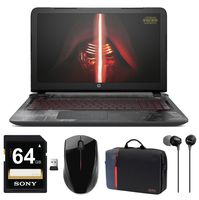 HP Star Wars Special Edition Core i7-6500U, 15.6" Full HD Win 10 Laptop Bundle