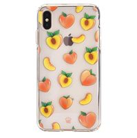 Velvet Caviar for Cute iPhone Xs Max Case Peach Clear for Women & Girls - Protective Phone Cases [Drop Test Certified] (Peachy Orange)