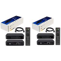 {Package of 2 } MAG 322 W1 IPTV Box + in Built WiFi + HDMI Cable + Remote + Power Adapter