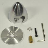 Jammas 2 Blade Aluminum Spinner Special Drilled for RC Plane with Prop Adapter 1.5" 1.75" 2" 2.25" 2.5" 2.75" 3" 3.5" 4" Zyhobby - (Color: 51mm)