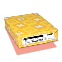 Exact Index Cardstock, 8.5" x 11", 110 lb/199 gsm, Salmon, 250 Sheets (49571)