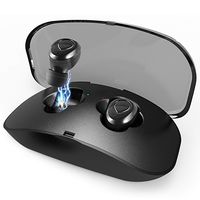 Wireless Earbuds, Updated Version 5.0 Auto Pairing Bluetooth Earbuds Noise Cancelling Waterproof Sports Earphones with 3D Stereo Sound Breathing Mini in-Ear Sports Earphones Car Headset