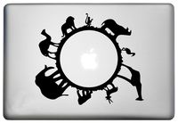 WallDecalsAndArt Animal Planet MacBook Pro Decal is a Farm Animals Print Sticker Decal. Laptop Sizes 11, 12, 13 and 15 inch. Looks Great with Your Woodland Animal Planet Pro Theme. Many Colors-Black