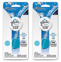 Glade Plugins Car Refill - Blue Odyssey - Net Wt. 3.2 mL (0.11 FL OZ) Per Refill - Pack of 2 Refills