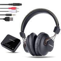 Avantree HT4189 Wireless Headphones for TV Watching with Bluetooth Transmitter (Digital OPTICAL AUX RCA PC USB), Wireless Hearing Headset 40 Hours Battery, Plug n Play, No Audio Delay, 100ft Range