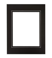 Golden State Art, Acid Free, Pack of 50 11x14 Black V-Groove Bevel Cut Mats for 8x10 Photo + Backing + Bags