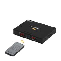 gofanco [Receiver] 4K HDMI Extender Over IP, Matrix Configurable Over CAT6, 4K @60Hz, HDMI 2.0, HDCP 2.2, 18Gbps, 394ft (120m), H.264, Up to 256 Combined TX's & RX's, IR extension (HDExtIP4K-RX)