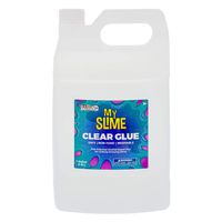 My Slime Clear Glue 1 Gallon (128 Ounce) Bottle - Kid Safe, Non-Toxic, Washable - Superior Formula School Glue Designed for Making Perfect Stretchy Amazing Slime - Fun Creative Art Play Activity