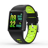 SMA-M3 GPS Sport Smart Watch for Man for Women Fitness Tracker Heart Rate Monitoring Watches as Gift (Green)