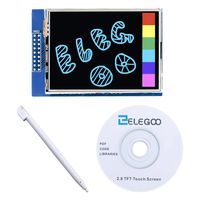 ELEGOO UNO R3 2.8 Inches TFT Touch Screen with SD Card Socket w/All Technical Data in CD for Arduino UNO R3