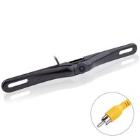 Car Backup Camera,Heeli License Plate Backup Camera With 170° View Angle And IP69 Waterproof HD Night Vision For Reversing,Perfect For All Cars