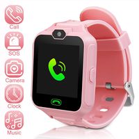 DUIWOIM Kids Smartwatch Phone Watch Mini Digital Camera with 1.44 Touch Screen Music Player Alarm Clock Calendar Calculator Birthday Gift for Boys and Girls（Pink）