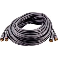 Seismic Audio 50 Foot Dual RCA Male Audio Interconnect Cable-Home AV Cord (SA-2RCA50)