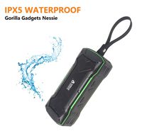 Gorilla Gadgets Waterproof Bluetooth Portable Speaker with Power Bank, Wireless, Shock Absorbing, Deep base, Loud, Durable Features for Outdoor